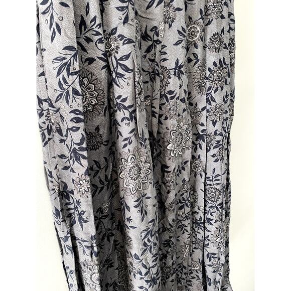 Vintage 90's Grunge Gray Whimsygoth Cottage Fairy Witchy Maxi Skirt M - Picture 8 of 8